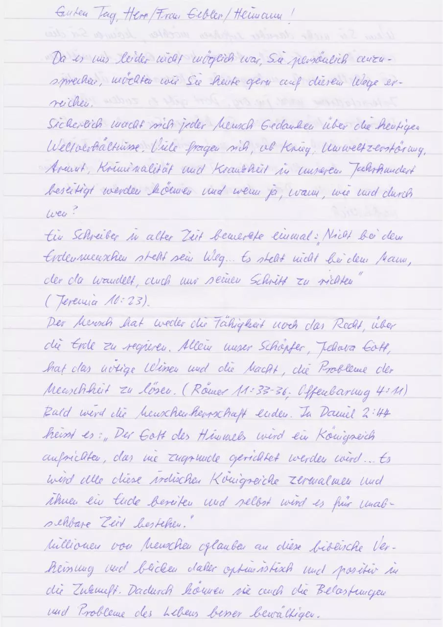 Page 1 of 2, Fundstück der Woche Brief ZJ