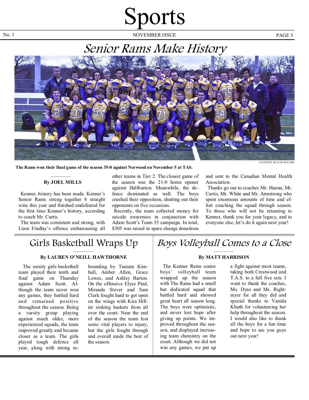 Page 5 of 8, Kenner Chronicle November Issue