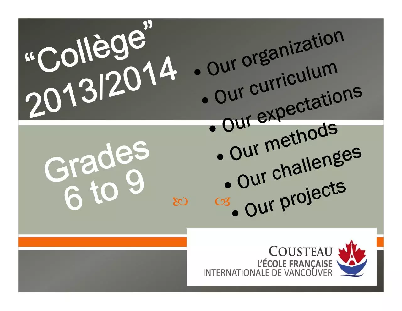 Page 1 of 8, Presentation College