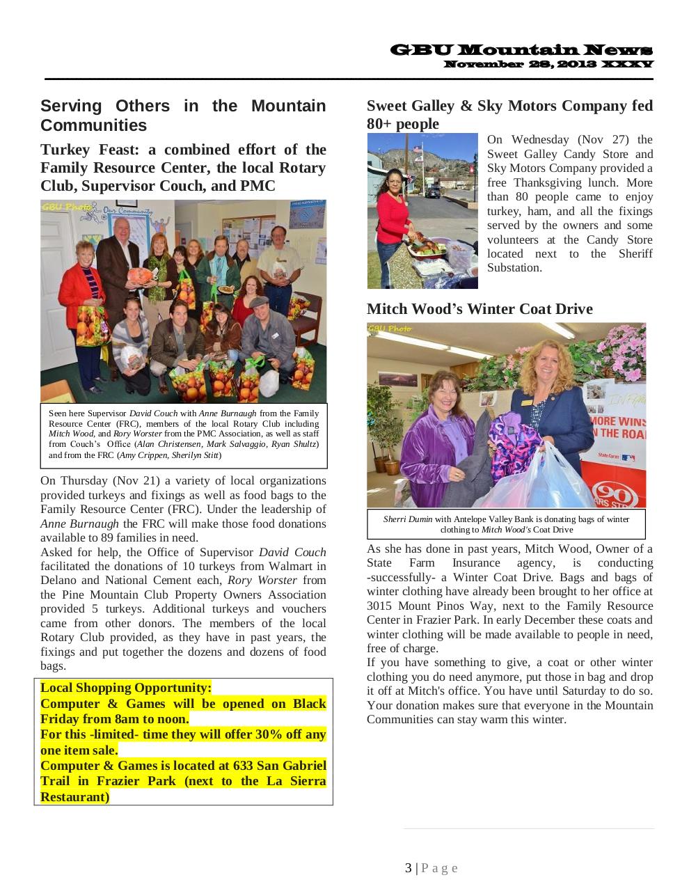 GBU Mountain News XXXV - Nov 28, 2013.pdf - page 3/20