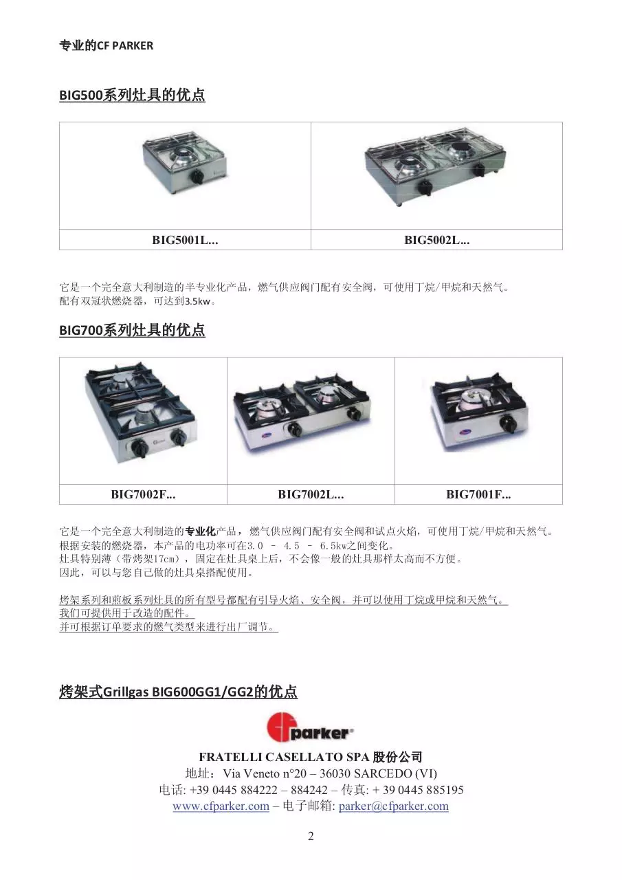Page 2 of 5, Advantage Parker Professional China