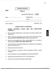 Page 1, PAPER I