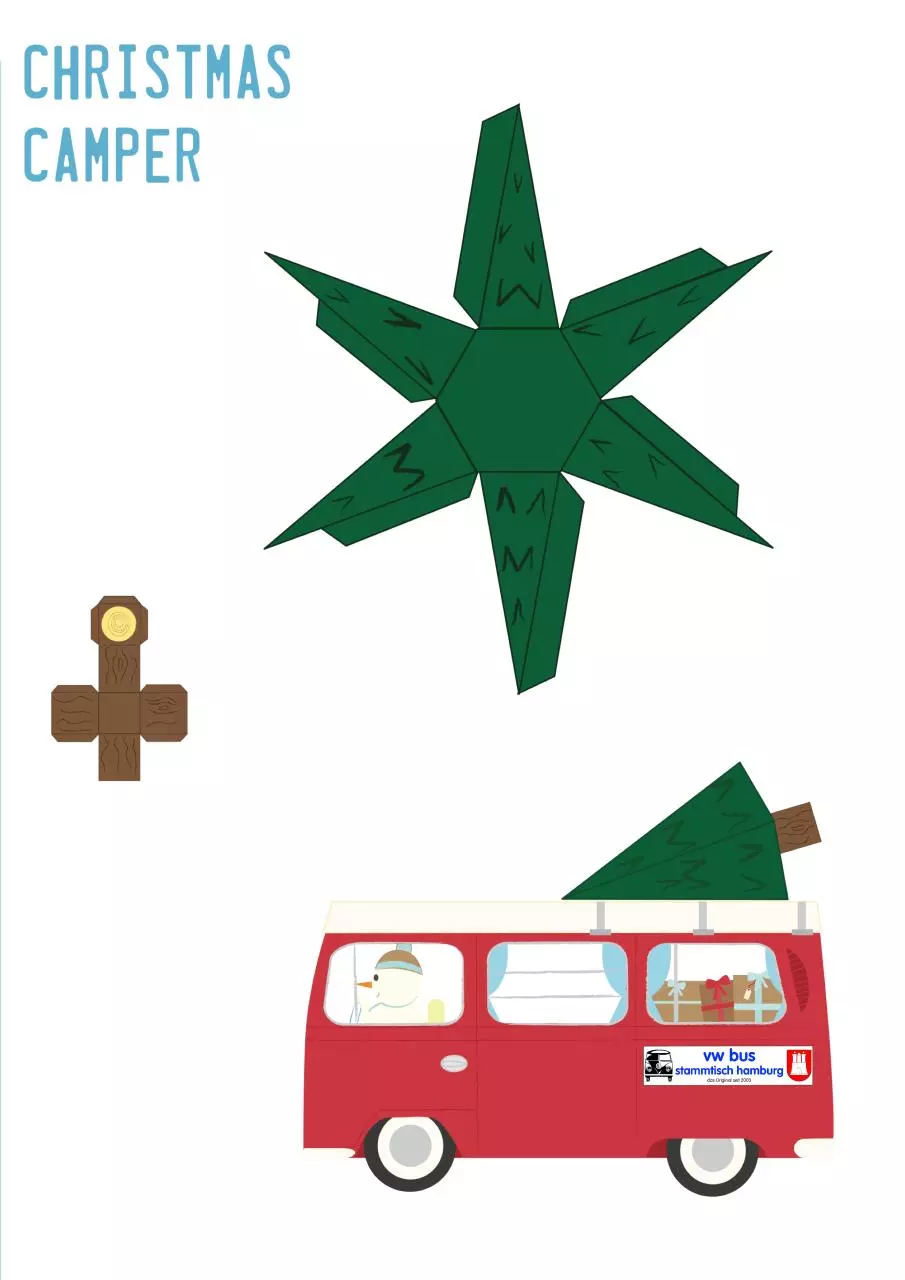 Page 2 of 2, xmas bastelbogen