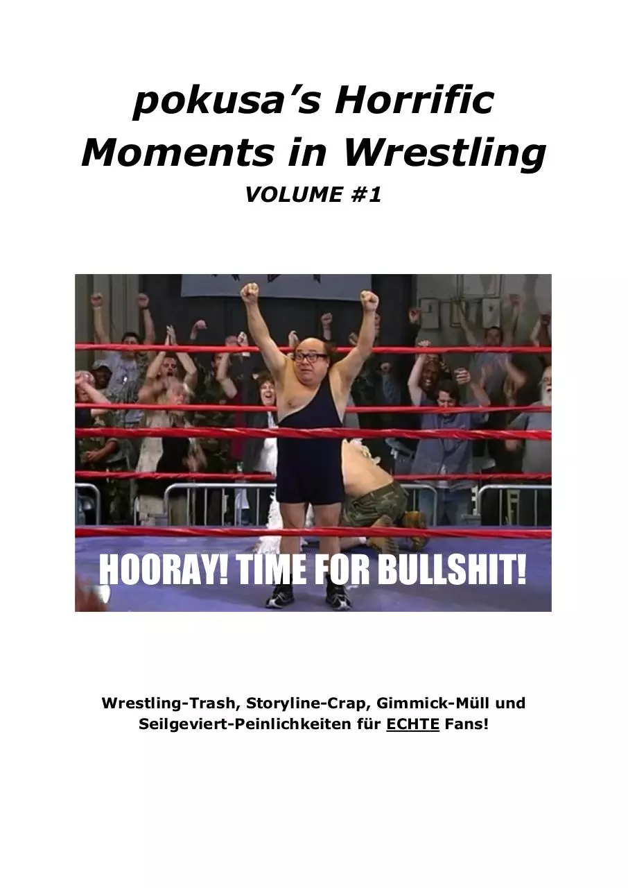 Page 1 of 33, Pokusa's Horrific Moments in Wrestling Vol. 1