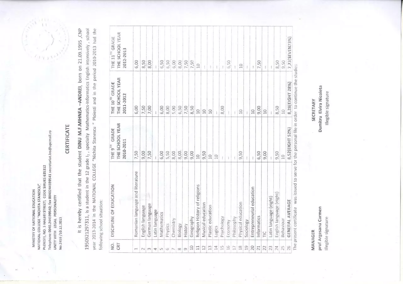 Page 1 of 3, TRANSCRIPT