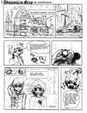 Page 1, Admiration Gray Intro Manga