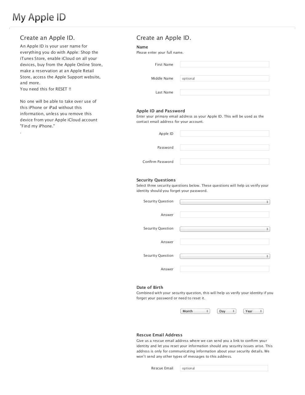 Document preview - My Apple ID.pdf - Page 1/1