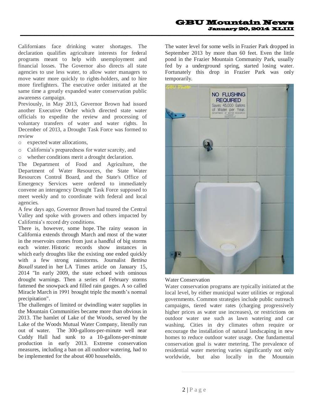 GBU Mountain News XLIII - Jan 20, 2014.pdf - page 2/29