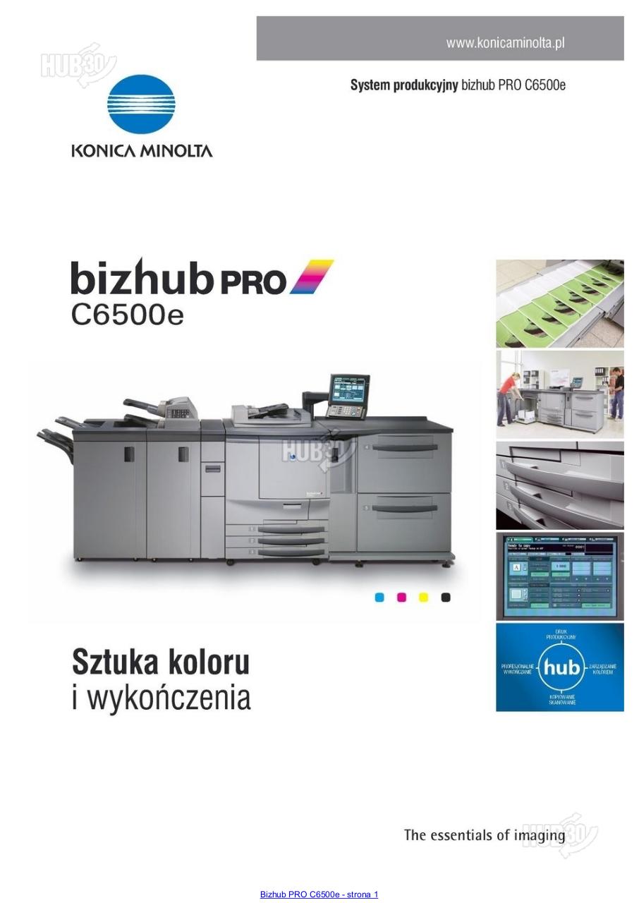Folder Bizhub-PRO-C6500e.pdf - page 1/8