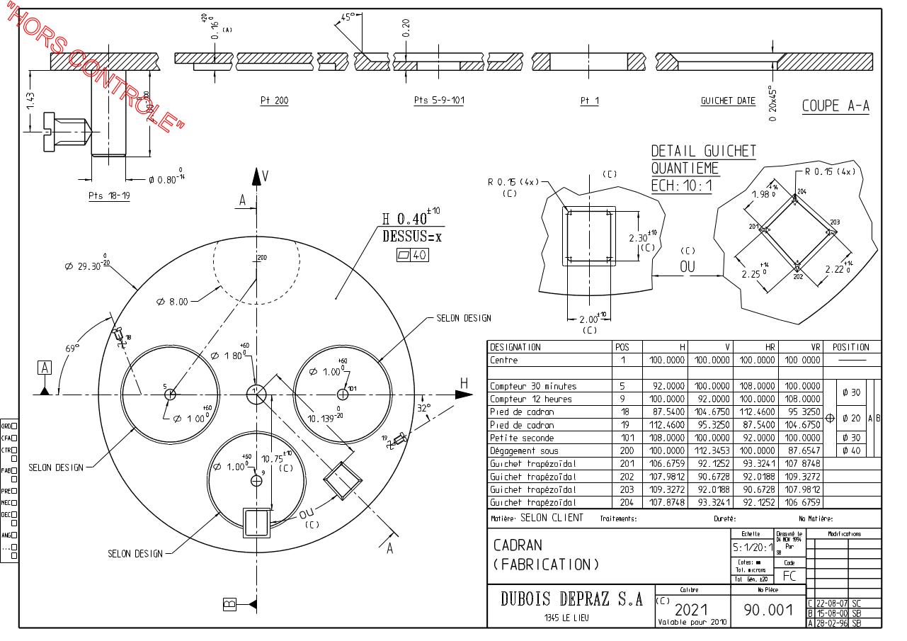 Plans techniques SOP 2021-A10-2  (Dubois Depraz module).pdf - page 4/10
