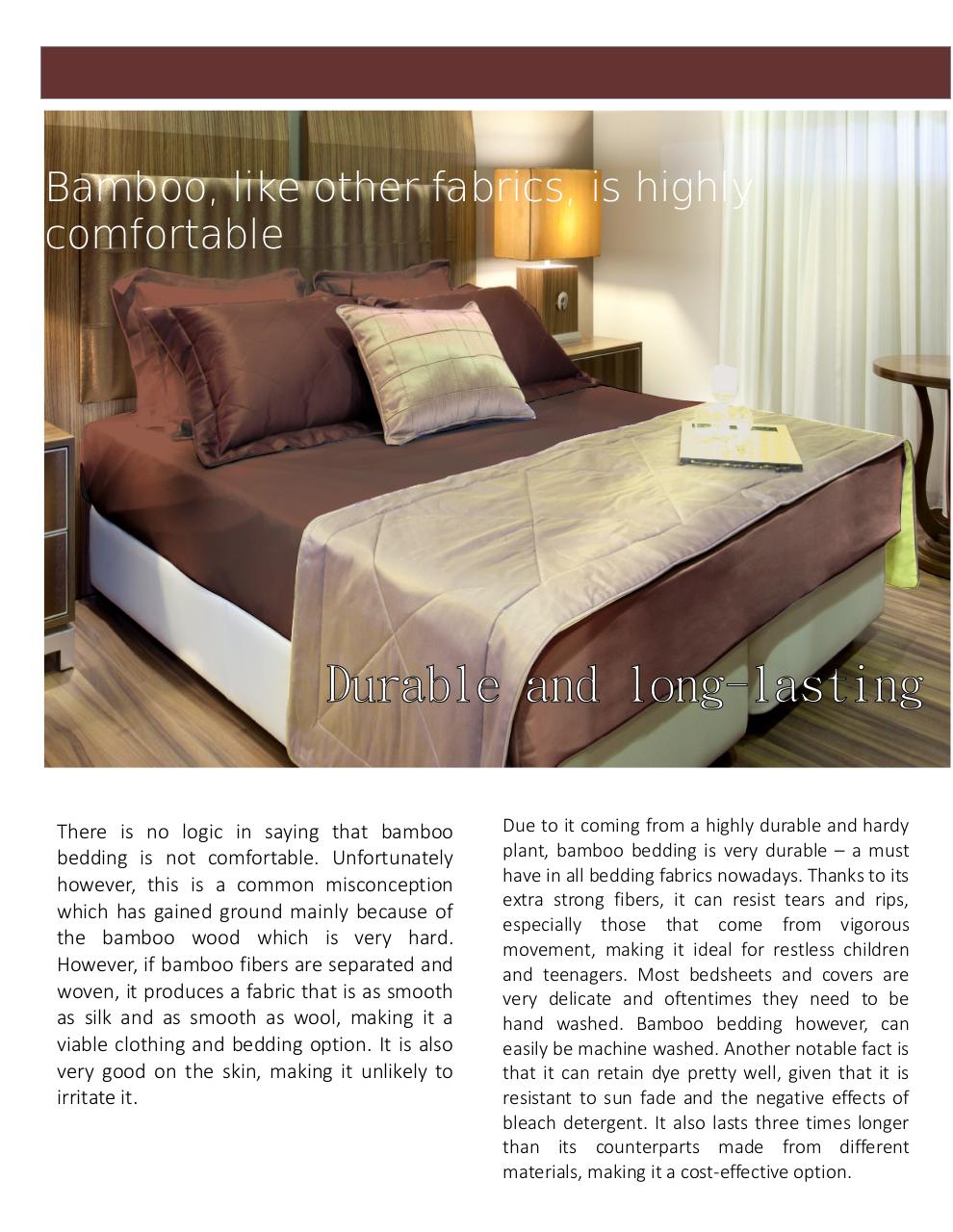 Document preview Positive Qualities of Bamboo Bedding.pdf - page 2/3