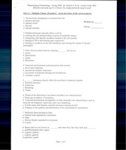 Page 1, bio 1 blank