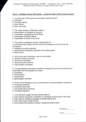 Page 1, bio 3 blank