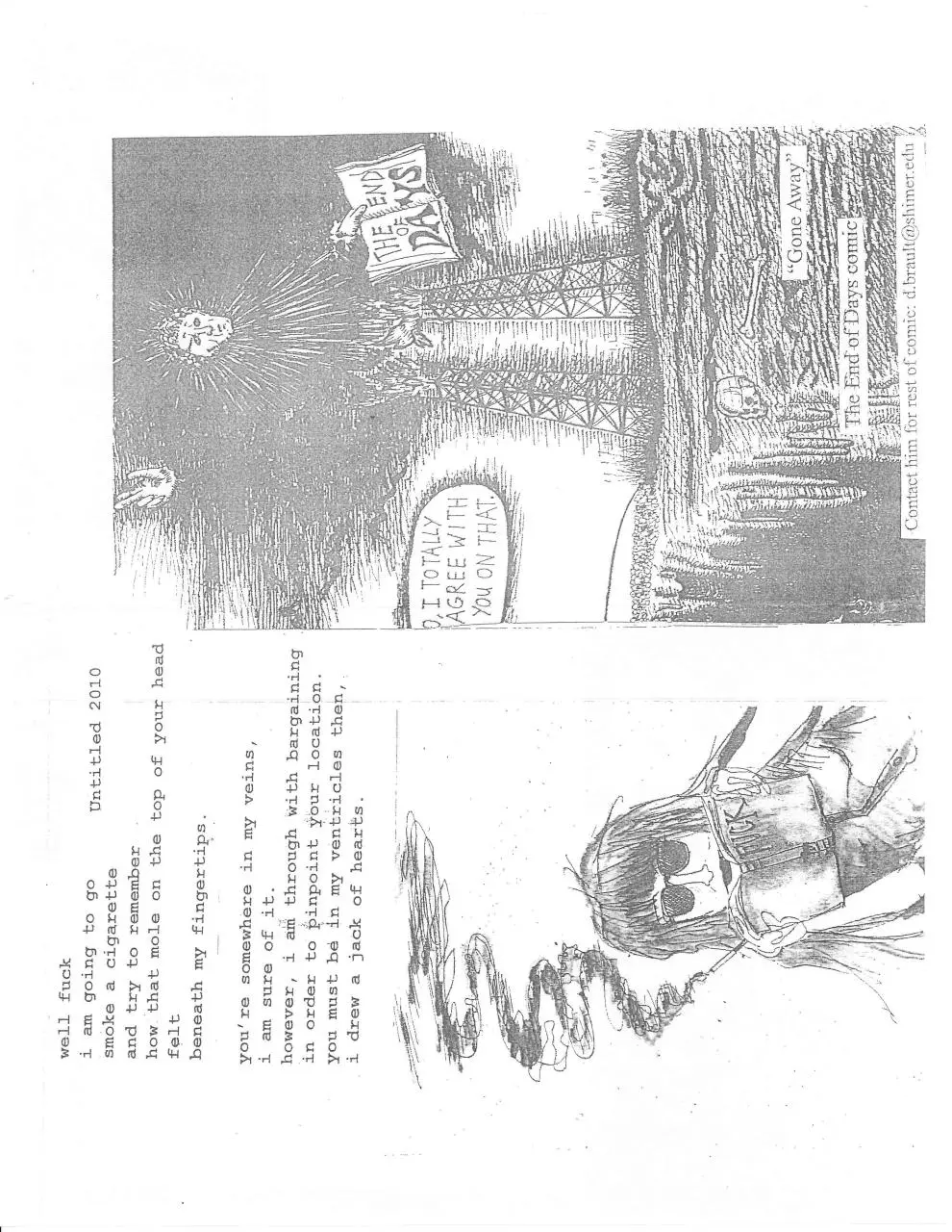 Page 4 of 10, DOOMS DAY ZINE