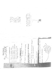 Page 2, DOOMS DAY ZINE