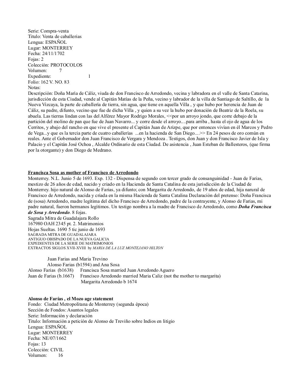 Document preview Rosa and Maria Juana Arredondo Ancestors.pdf - page 2/3