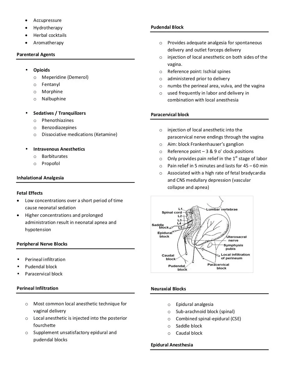 Page 5 of 7, ANESTHESIA for Labor and Delivery