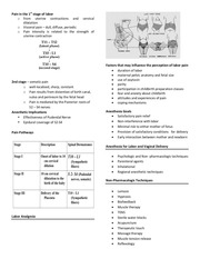 Page 4, ANESTHESIA for Labor and Delivery