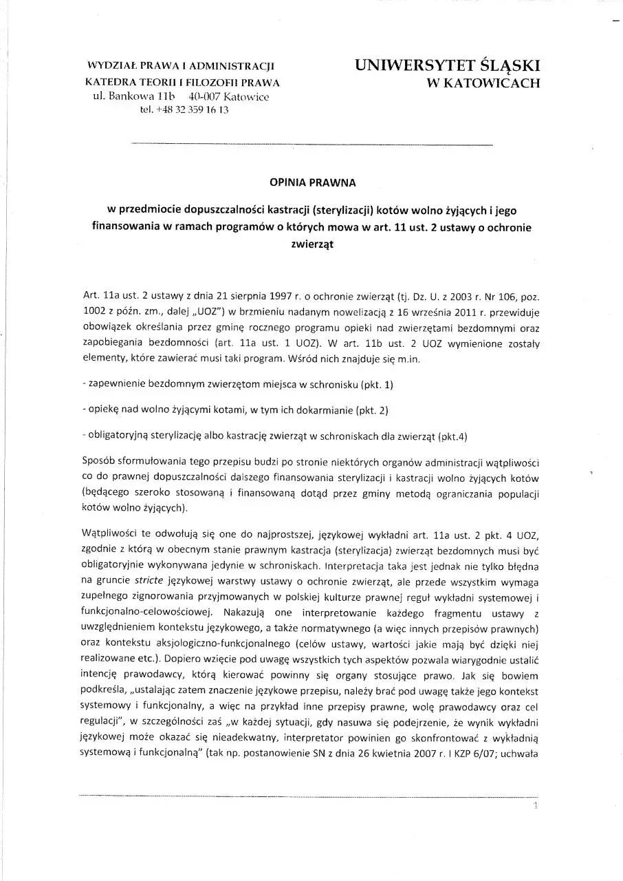 Page 1 of 5, opinia UOZ