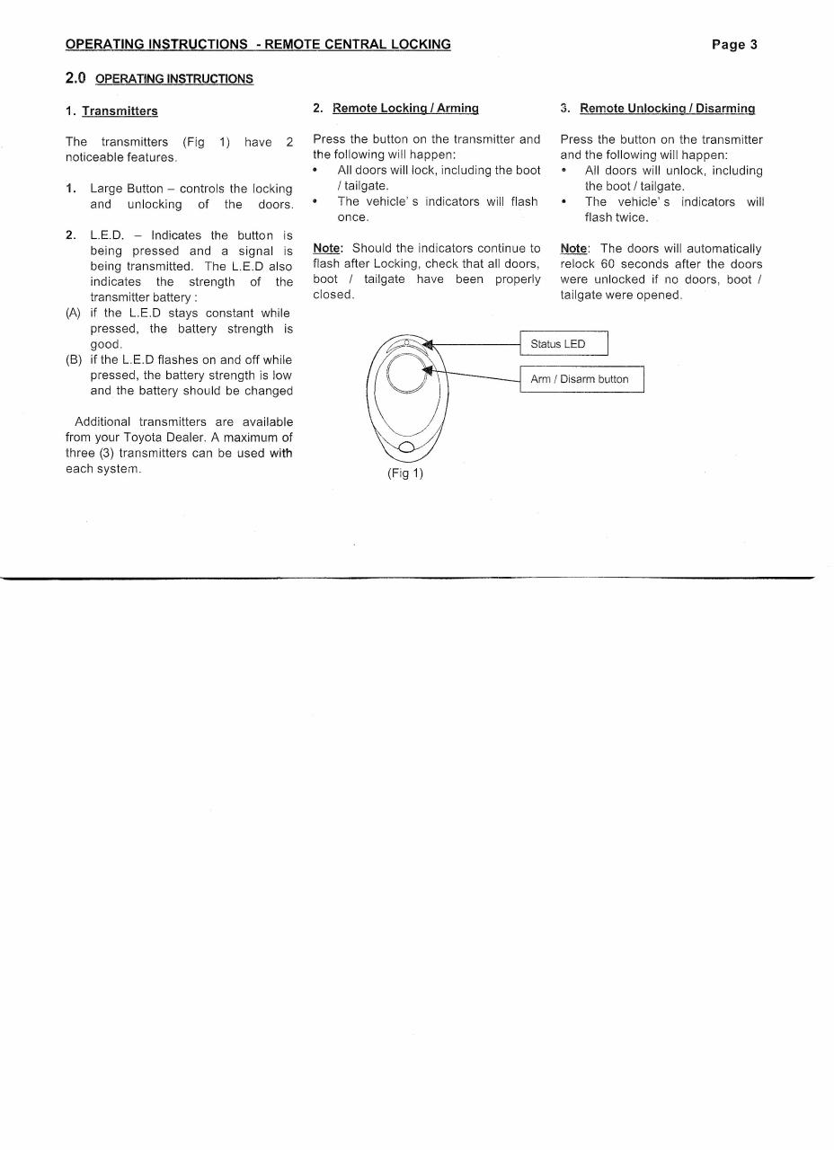Toyota LC100 Remote Central Locking.pdf - page 4/10