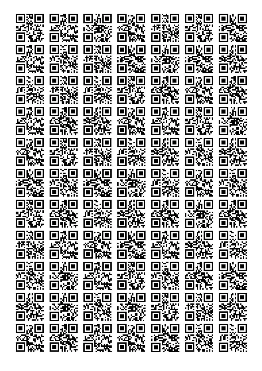 Page 1 of 1, Codes