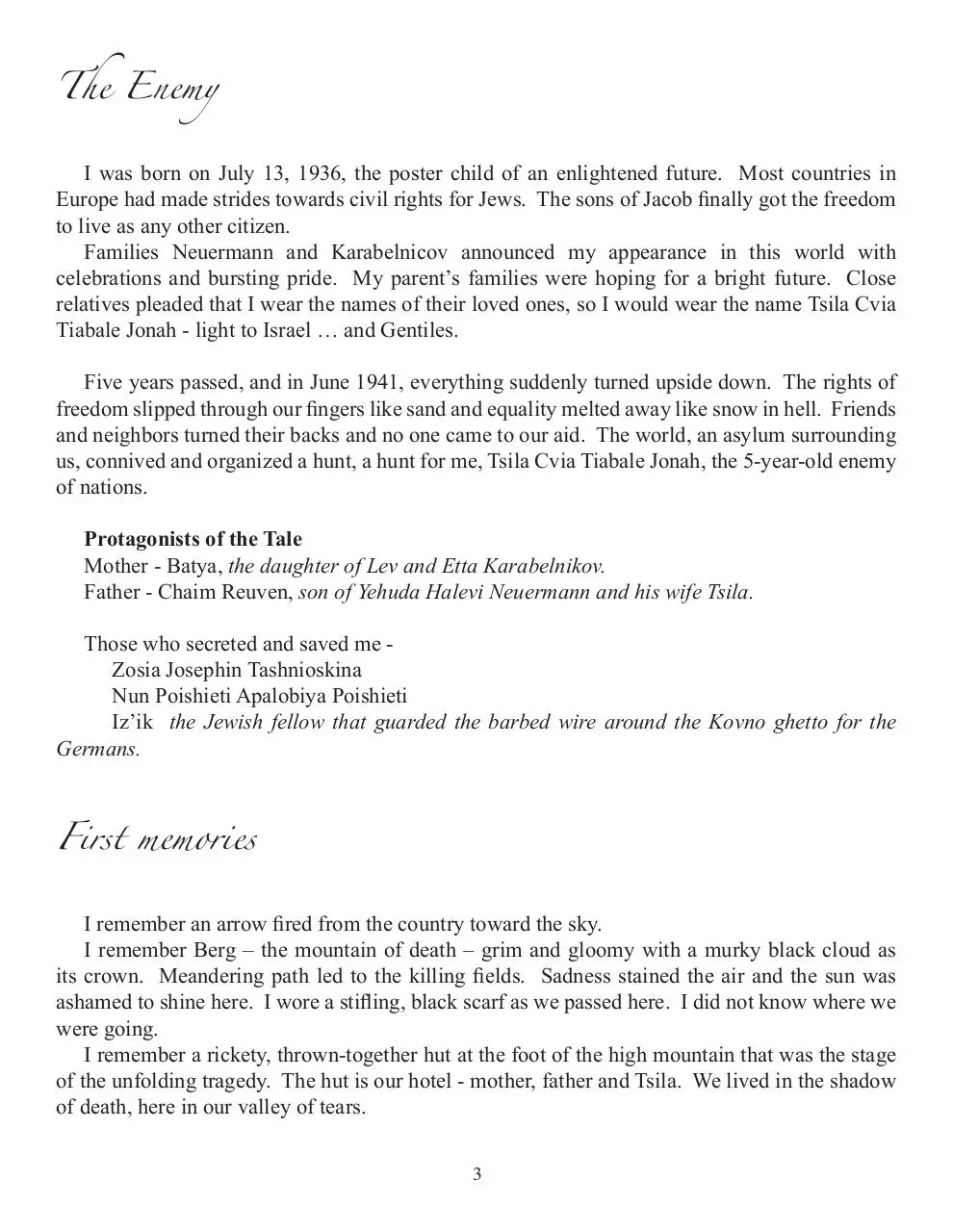 Page 3 of 41, Cvia Rodin Life Story