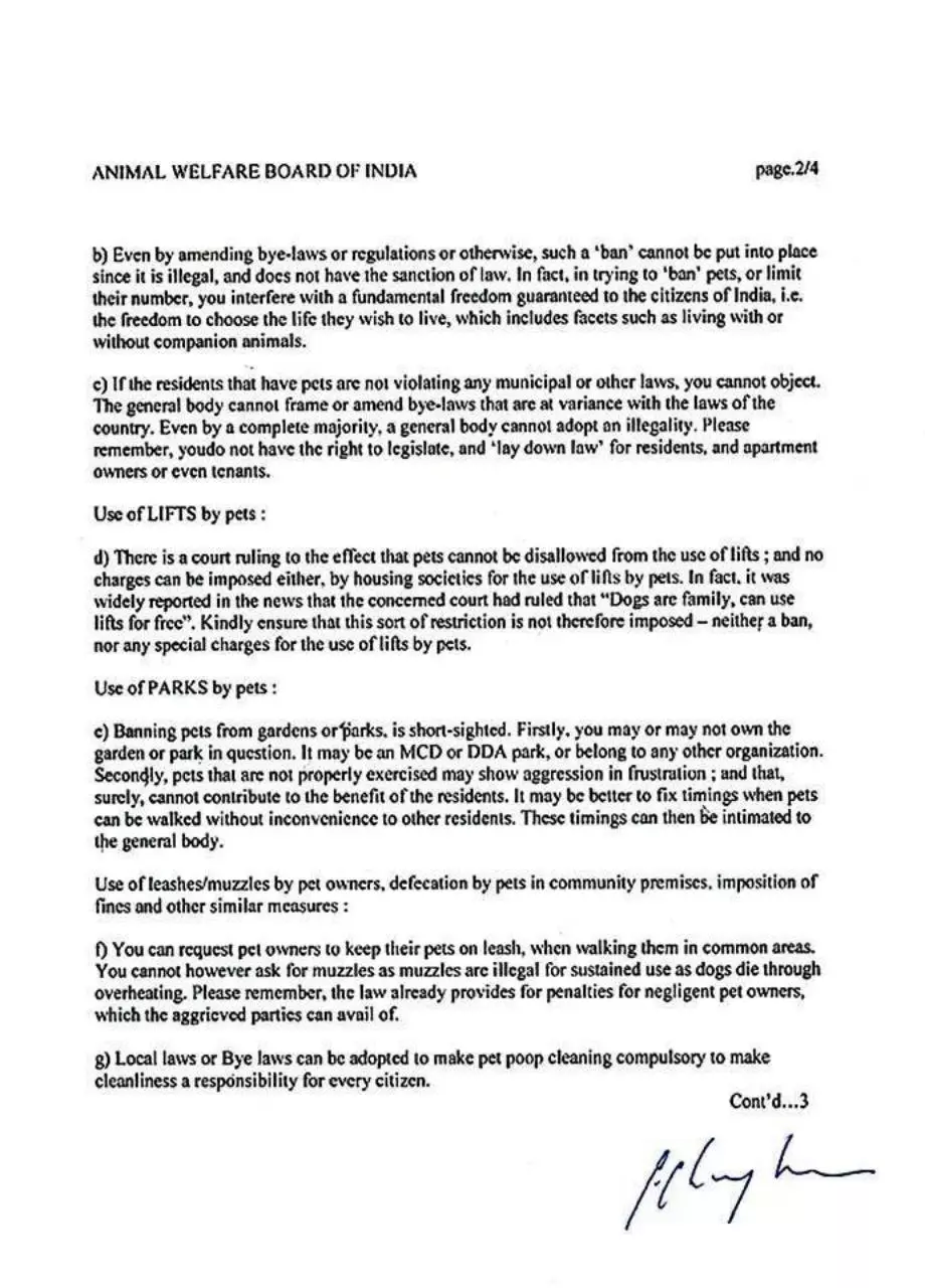 Page 2 of 5, Animal Welfare Board India