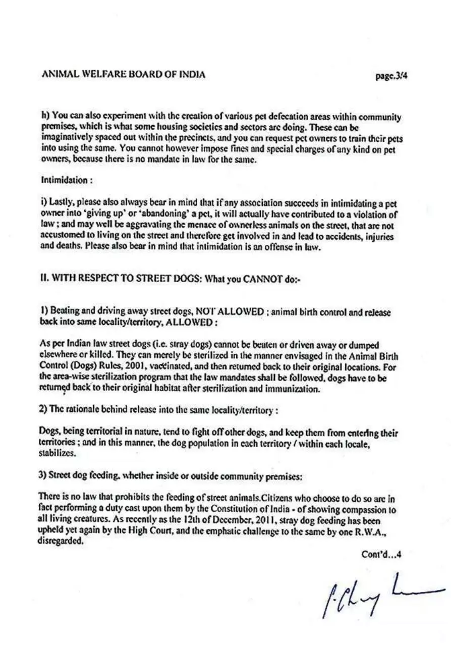 Page 4 of 5, Animal Welfare Board India