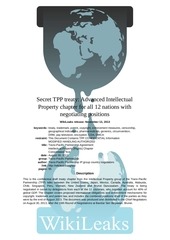 wikileaks secret tpp treaty ip chapter