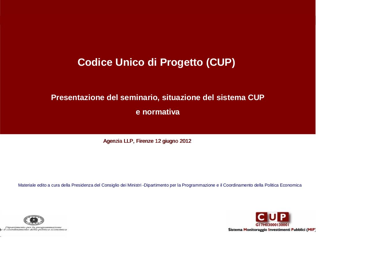 Slide seminario MIP CUP LLP Firenze  giugno 2012.pdf - page 1/170