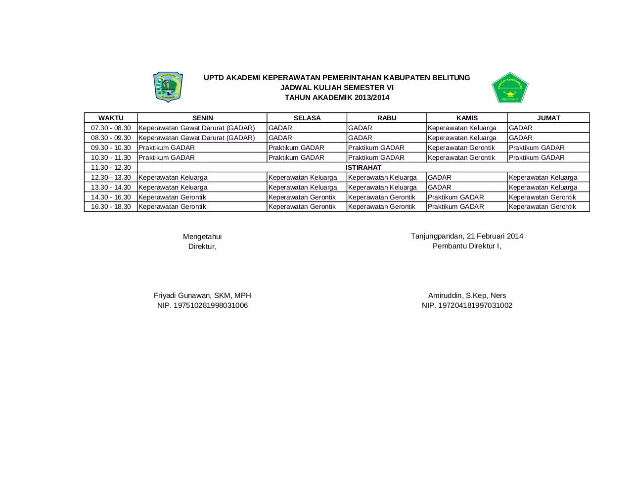 Document preview - Jadwal Kuliah.pdf - Page 1/1
