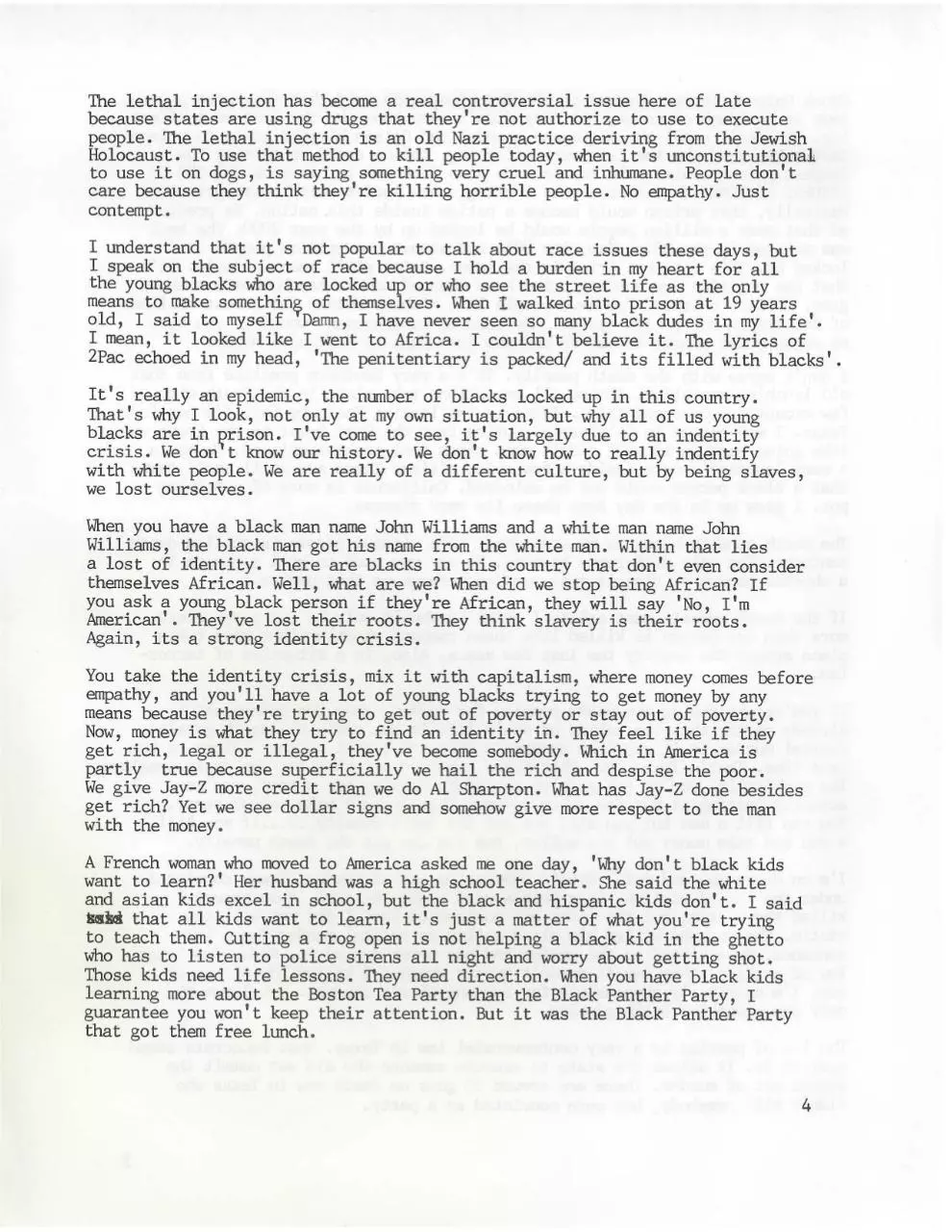 Page 4 of 7, letter from ray jasper