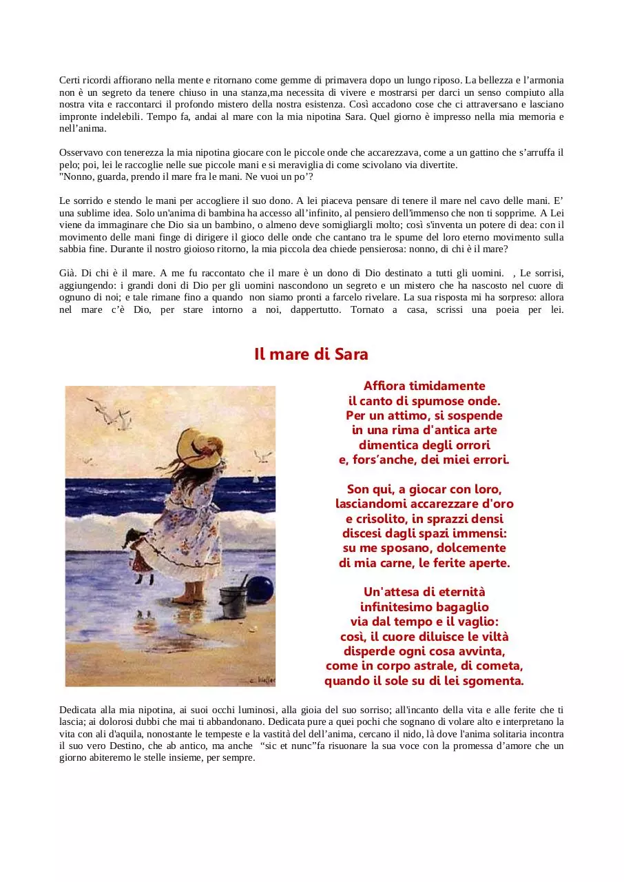 Document preview - Mia dolce Sara.pdf - Page 1/1