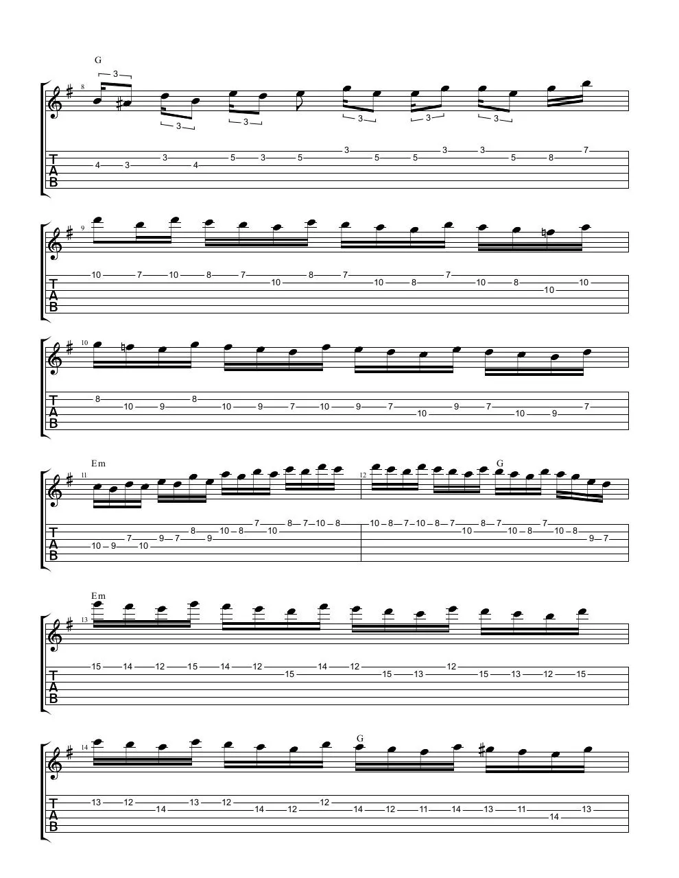Page 2 of 3, Foggy Mountain Breakdown VG solo