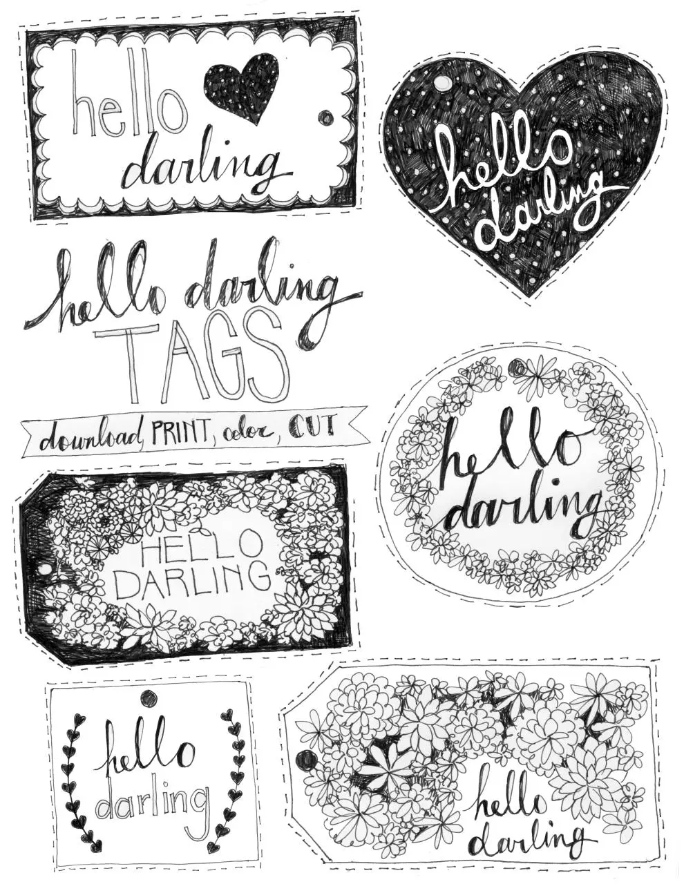 Page 1 of 1, hellodarlingtags