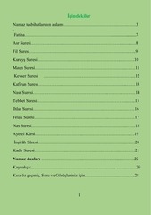 Page 1, Namaz Sureleri Yeni Tam baskı