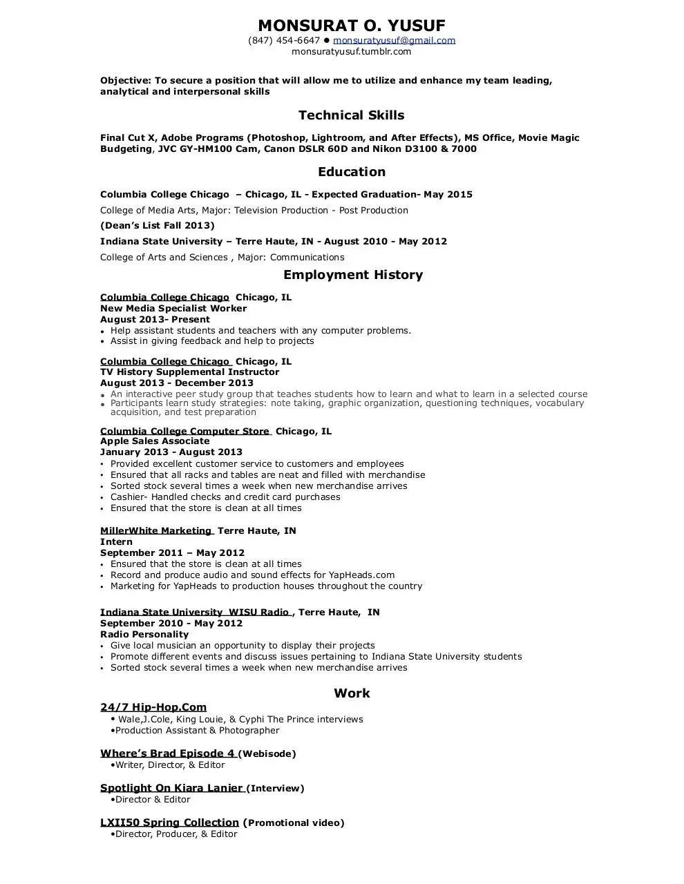 Document preview - Resume 05 wordpdf.pdf - Page 1/1