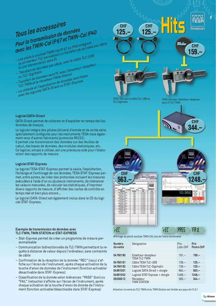 Page 5 of 16, 03 TESA Hits 2014 1 FR CHF VCH