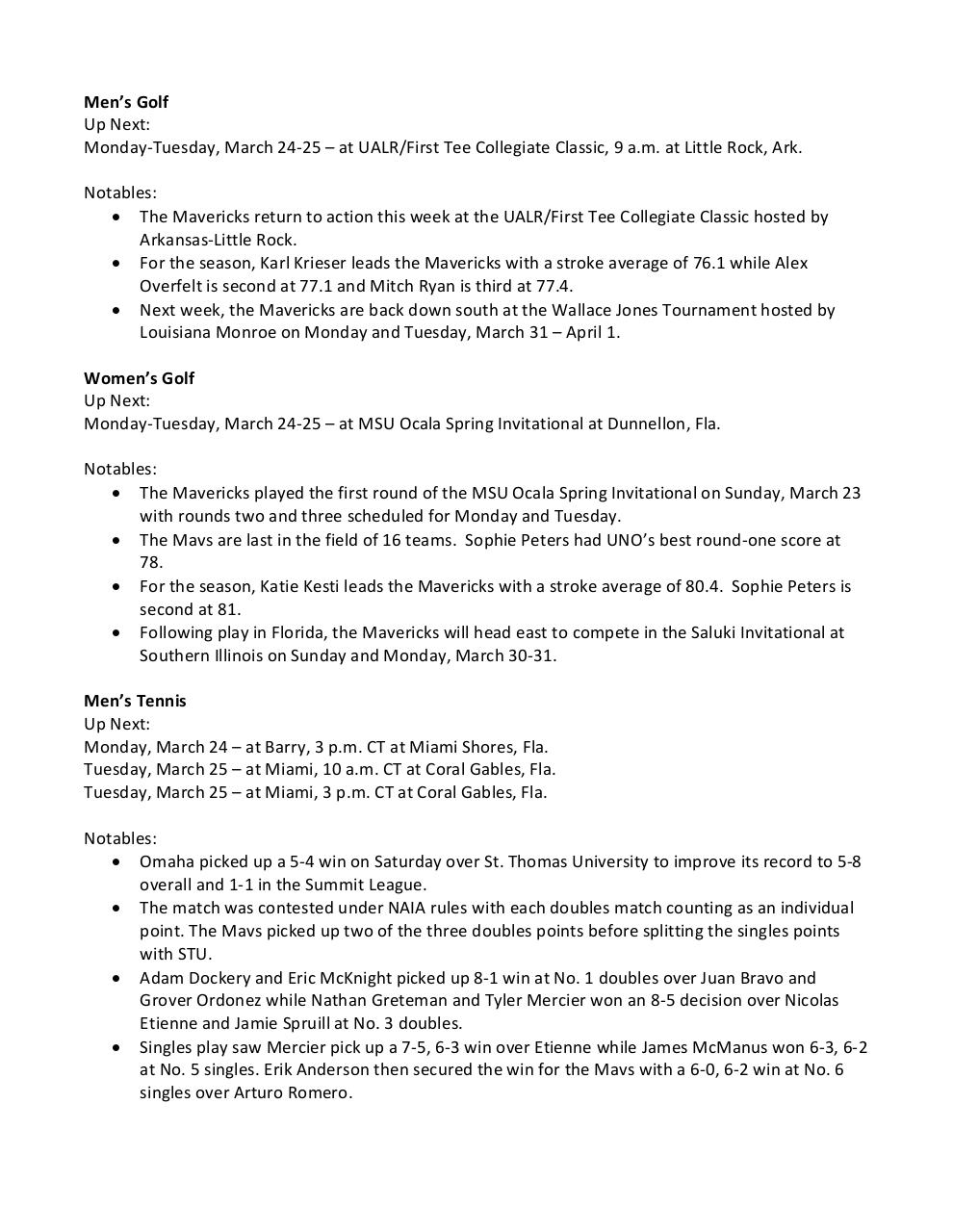 Document preview This Week in Maverick Athletics 3-24-14.pdf - page 3/4