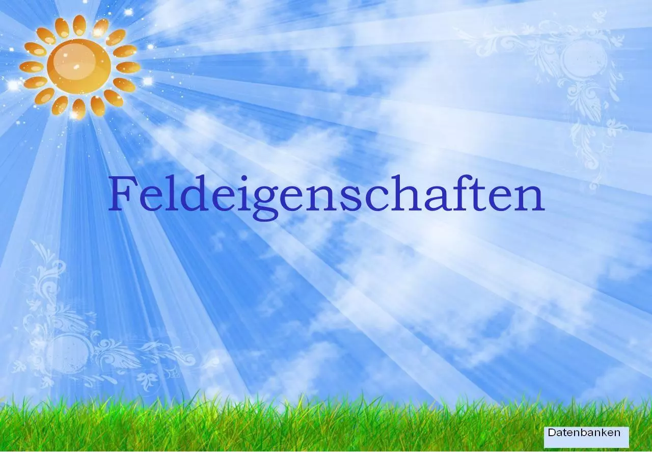 Page 1 of 59, 05 Feldeigenschaften