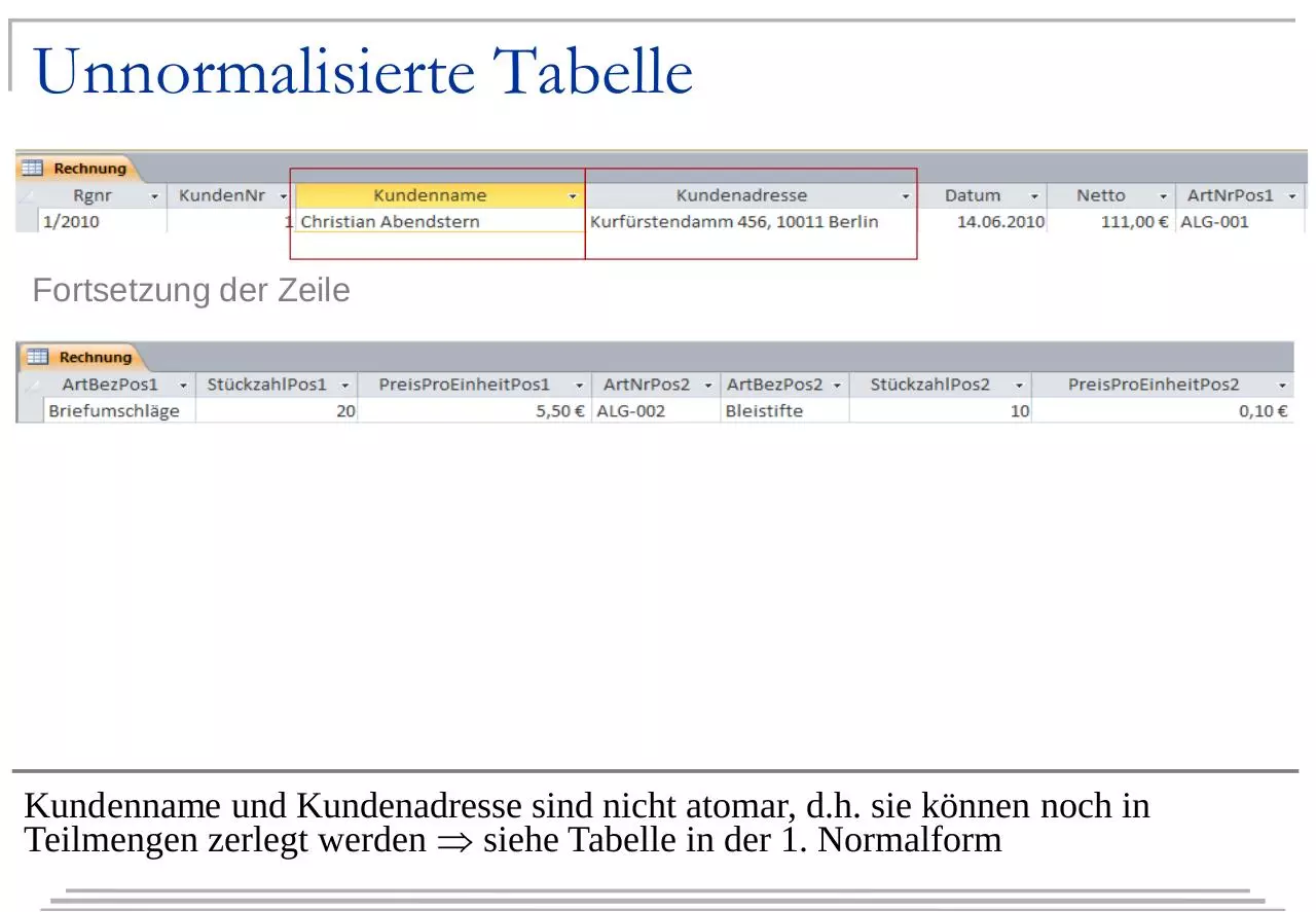 Page 5 of 11, 06 Normalisierung