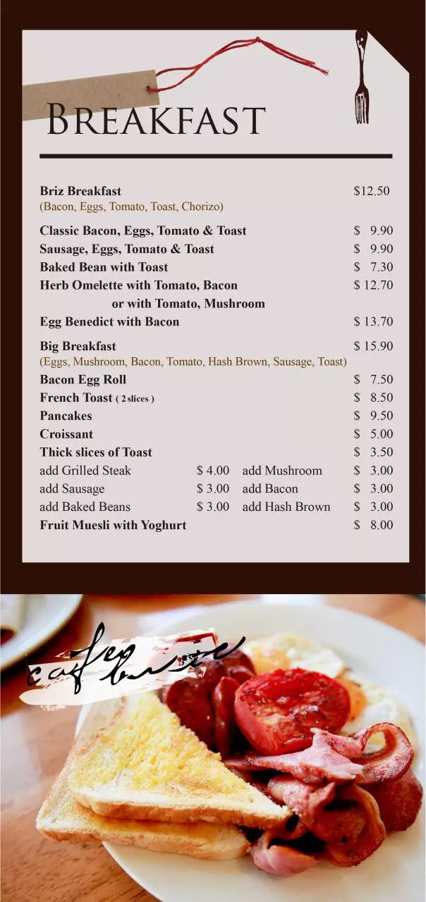 Page 1 of 3, CafeBrizMenu