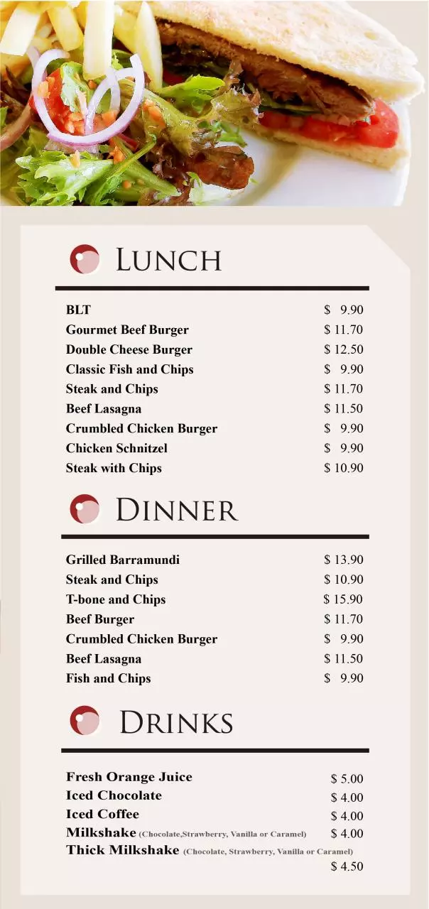Page 2 of 3, CafeBrizMenu