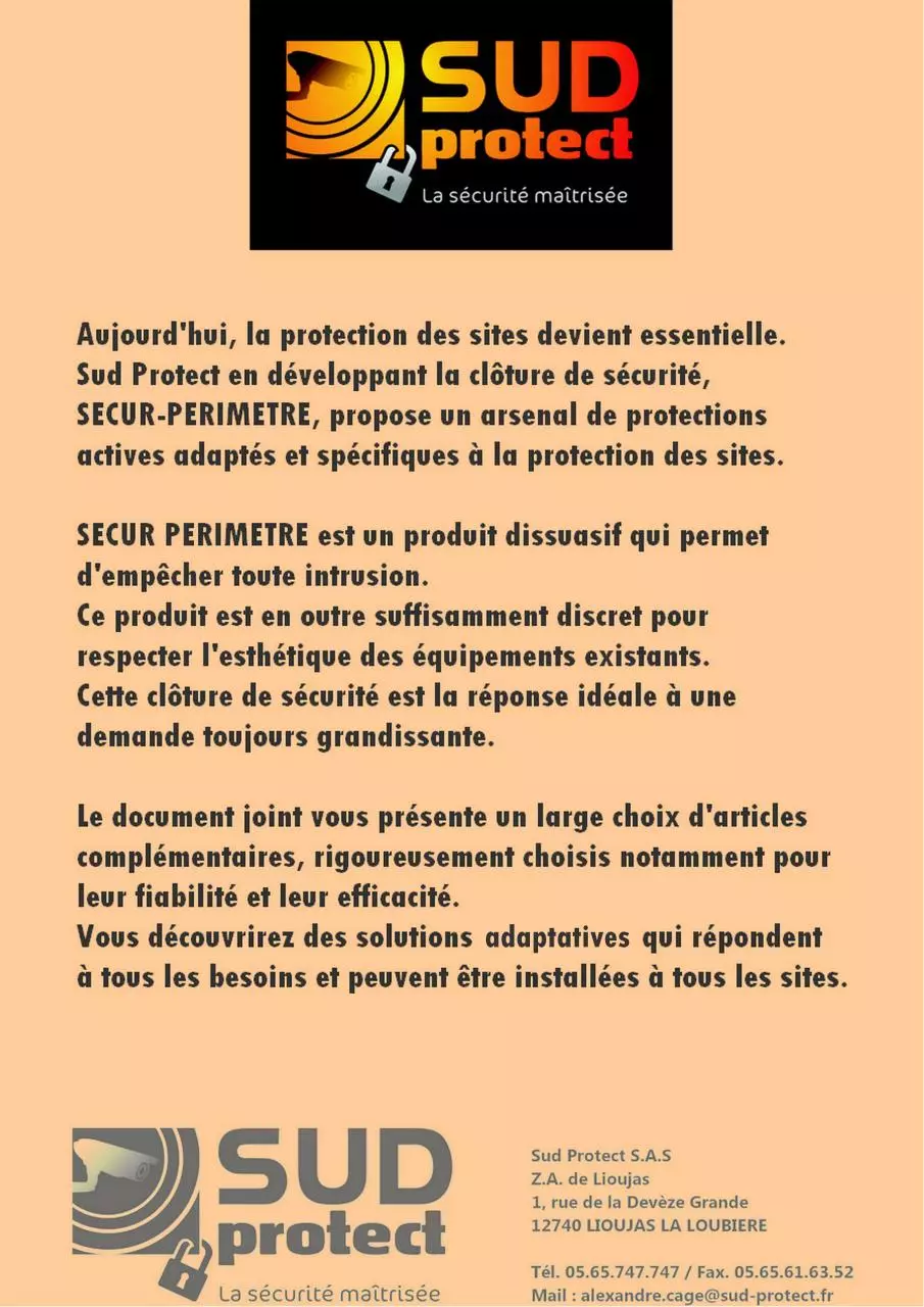 Page 2 of 3, Secur perimetre comm