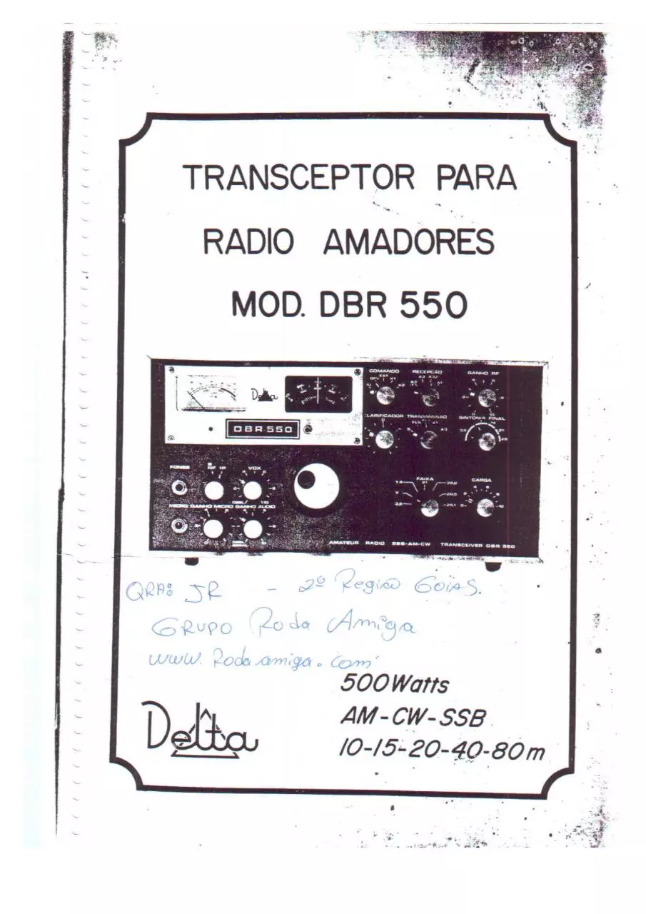 Page 1 of 37, delta dbr550manualcompletoeesquema 100202211955 phpapp02