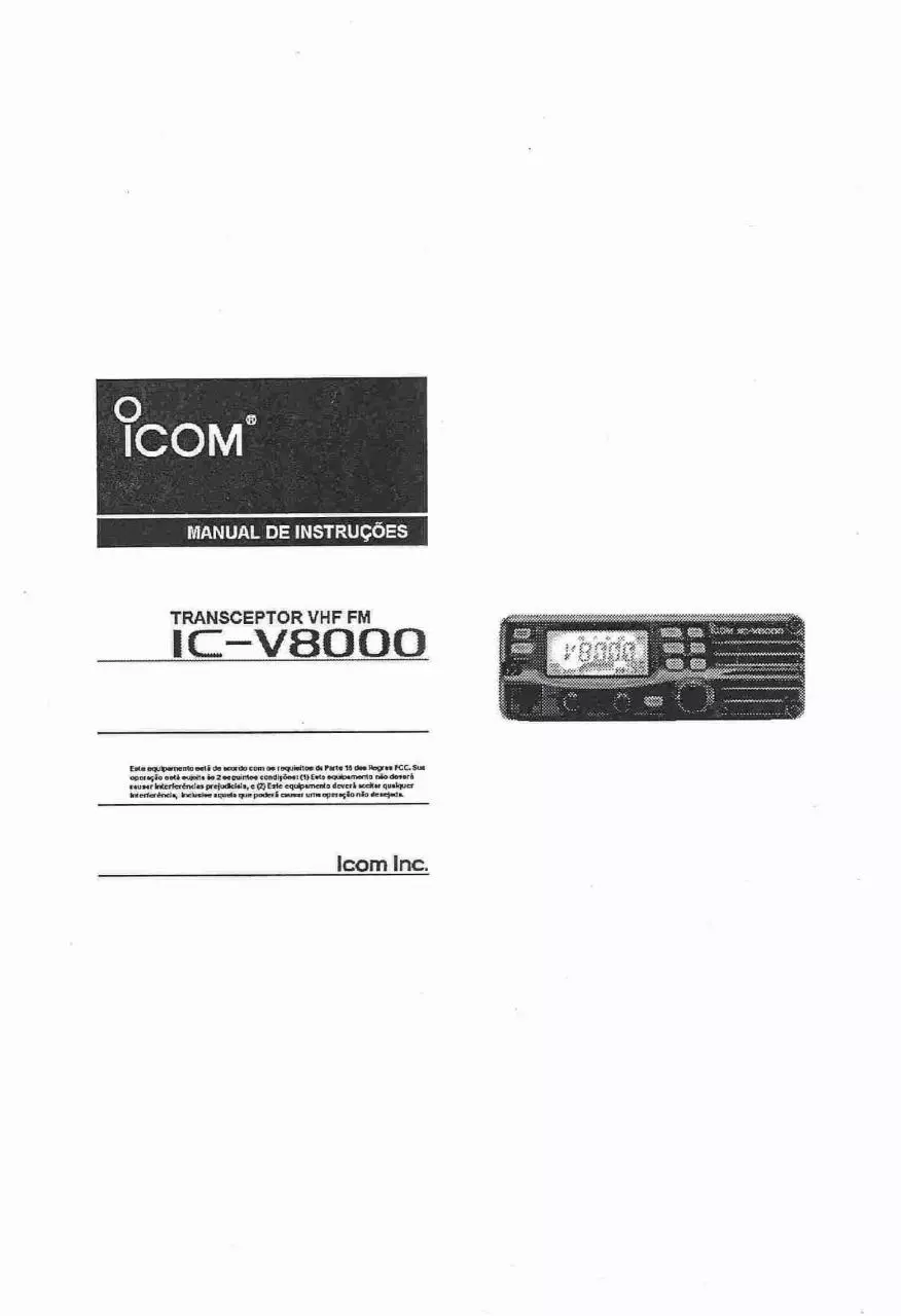 Page 1 of 83, ic v8000manualportugues