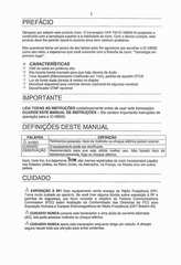 Page 2, ic v8000manualportugues