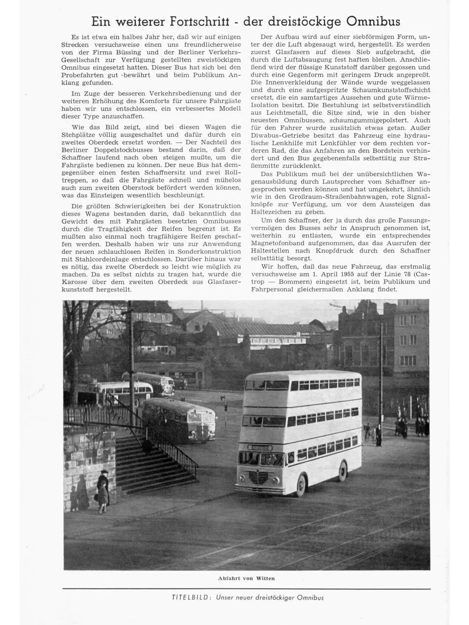 Page 2 of 2, Bogestra Dreidecker Rueckspiegel 1955