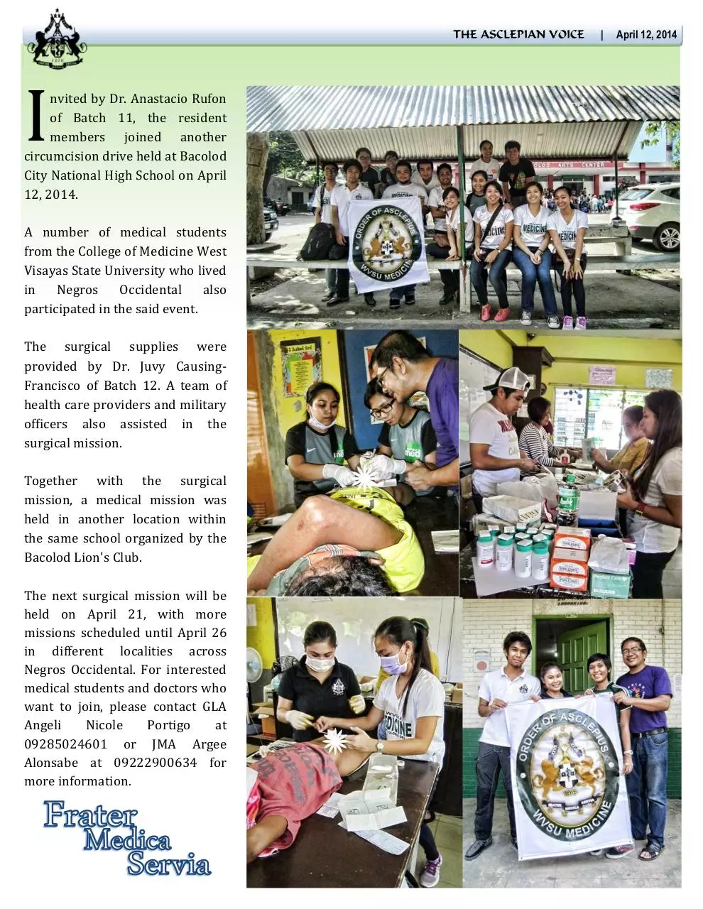 Page 1 of 1, April 12 2014