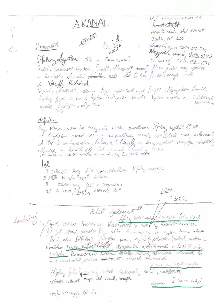 Page 1 of 20, Projektmunka alatt írt oldalak